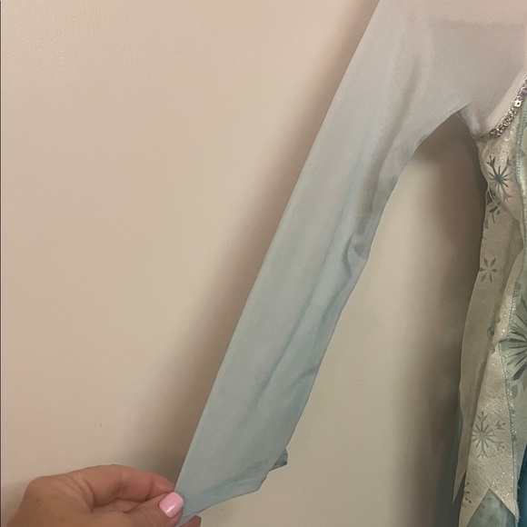 Disney Frozen Blue and Silver Costume Dress Childs size 7/8 - Picture 4 of 14